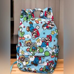 Cloud/Character printed small size backpack.